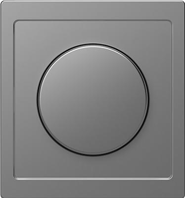 Merten D-Life rotary knob dimmer (stainless steel)